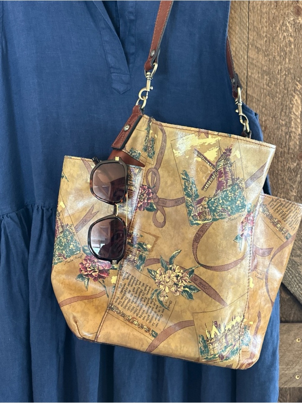 Patricia Nash My European Trip Leather Tote